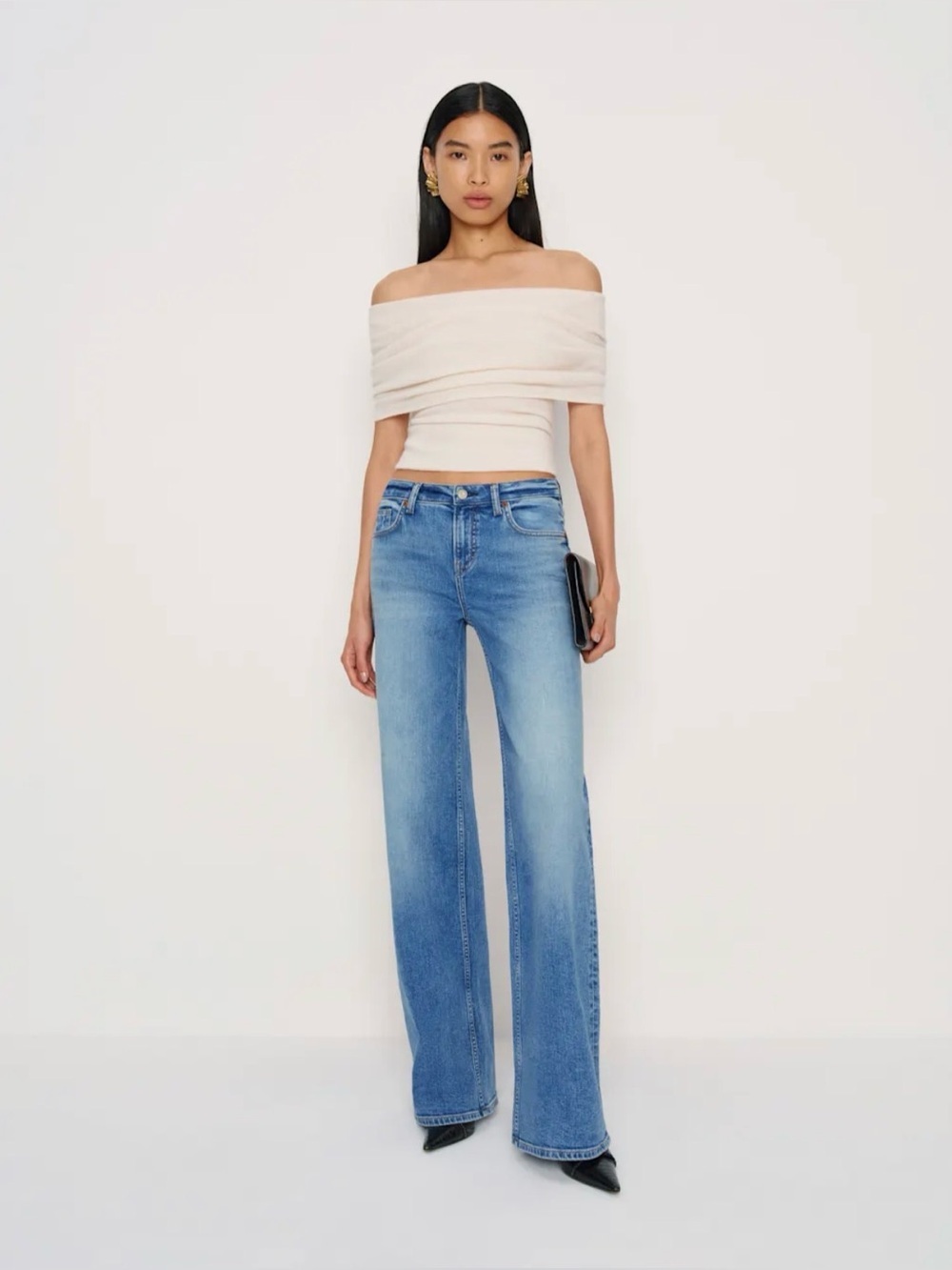 REFORMATION Greta Low Rise Jeans 32